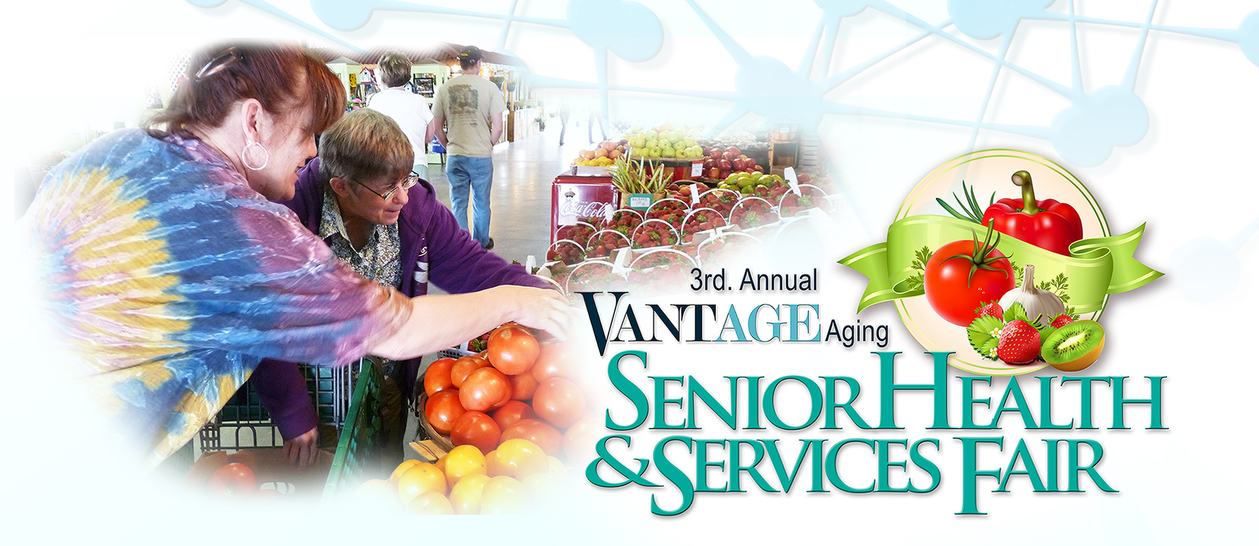The 3rd Annual VANTAGE Aging Senior Health & Services Fair logo
