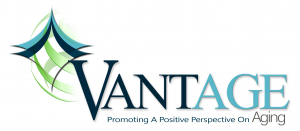 VANTAGE Aging--Promoting a positive perspective on aging logo