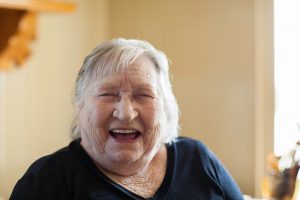 Smiling senior woman