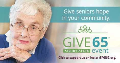 VANTAGE Aging Is Participating in GIVE65 to Raise Money for Home Wellness Program