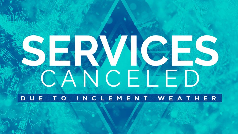 Services canceled notice