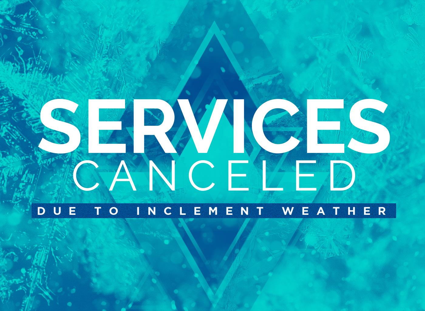 Services canceled notice