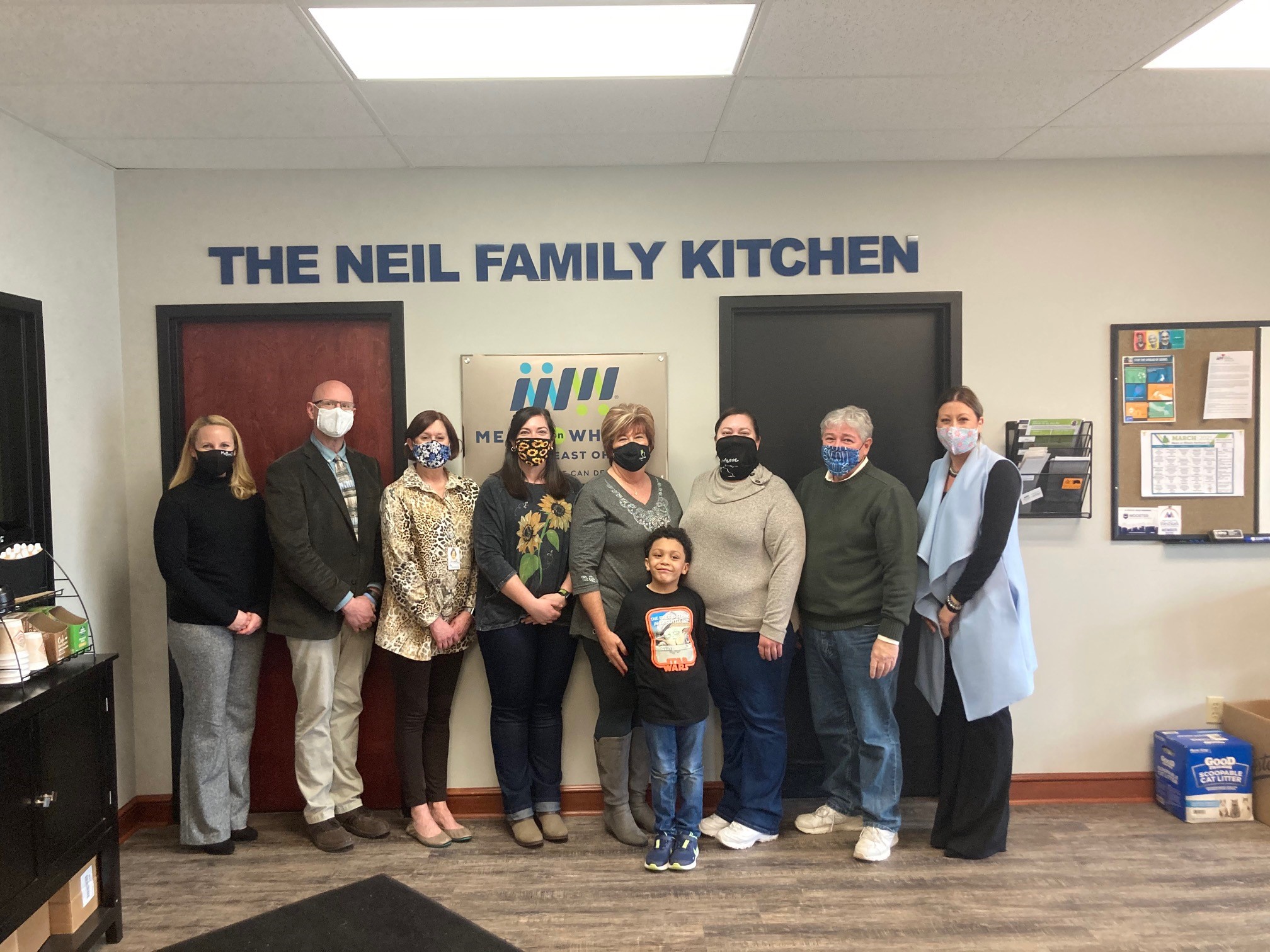 Meals on Wheels of Northeast Ohio Dedicates Kitchen to the Neil Family After Generous Donation
